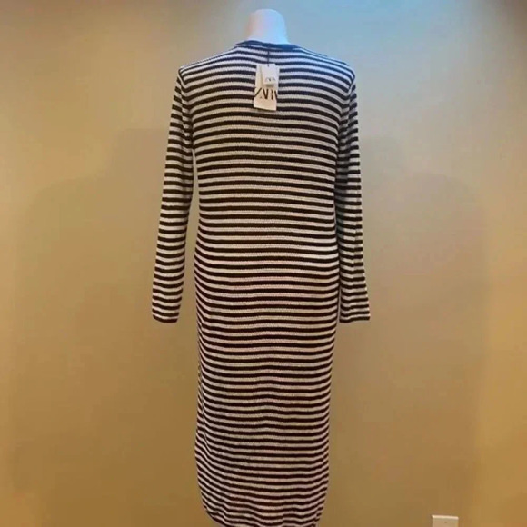 Zara  Striped knit cardigan - Picture 9 of 14